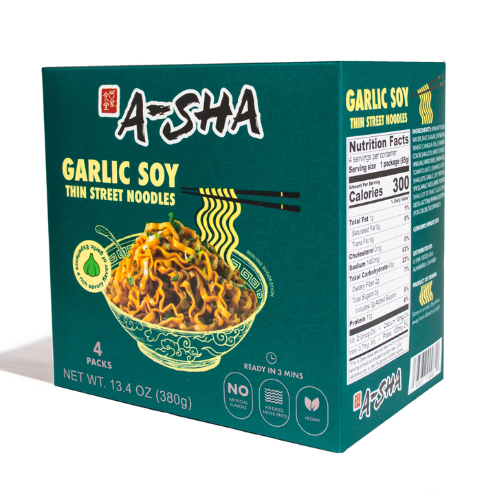 Garlic Soy Thin Street Noodle Box - A Flavorful Meal in Minutes I6
